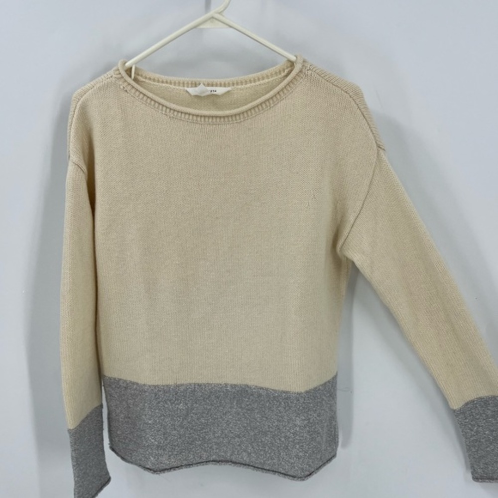 Athleta Brindle Border Wool Pull Over Sweater In … - image 1